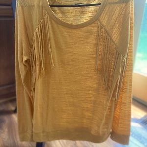 Mustard yellow, long sleeve